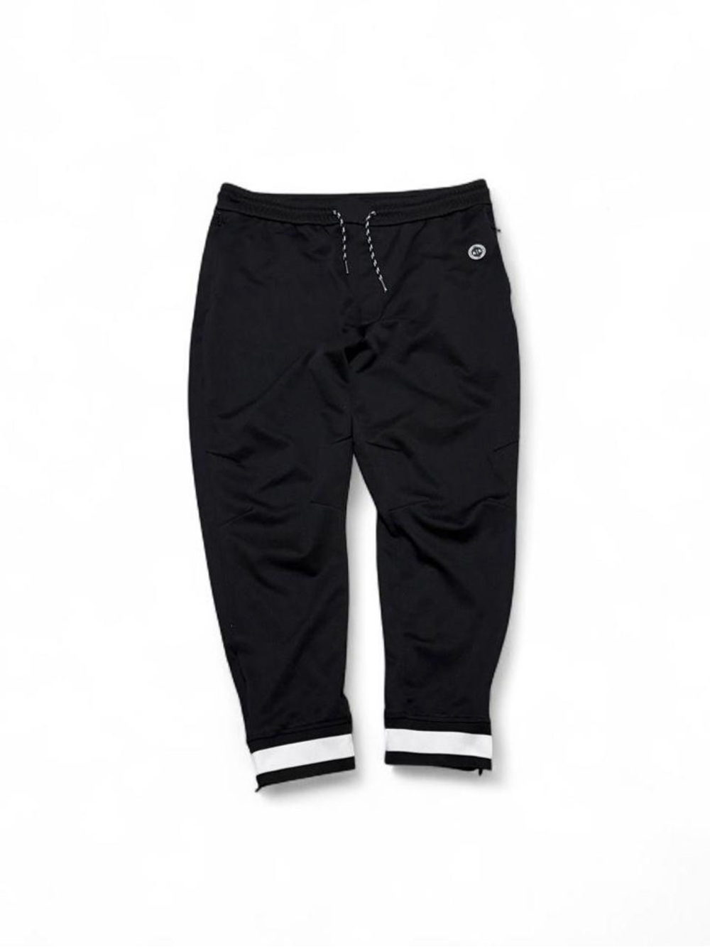 Armani Exchange Black Jogger Size XL Track Pants White Cuff Sweatpants